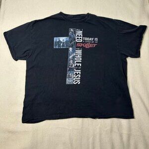 Black Skillet band tee XXL #bandtee
